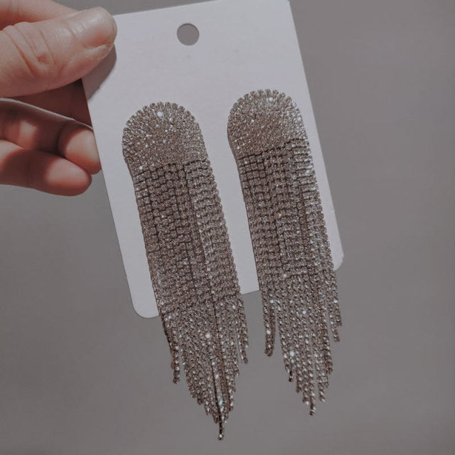 Ute - Strass-Ohrringe