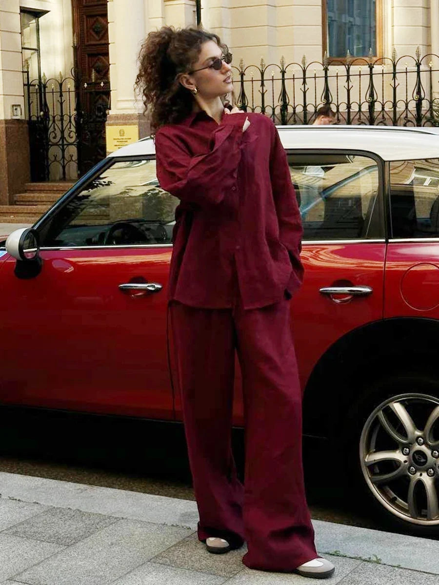 Emely - Baumwollset mit weiter Hose