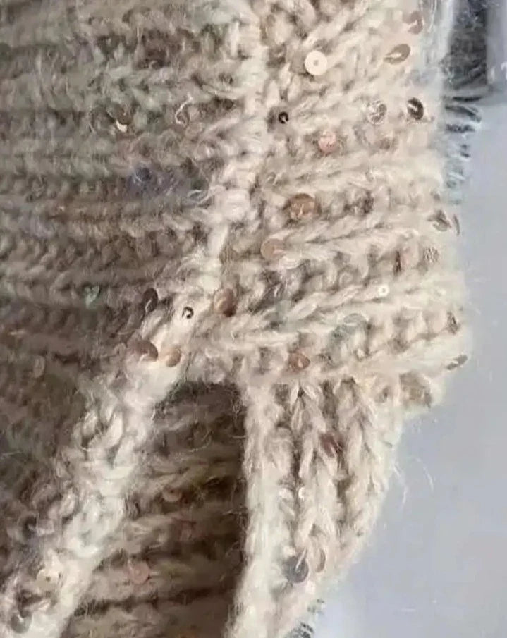 Nina - Paillettenpullover