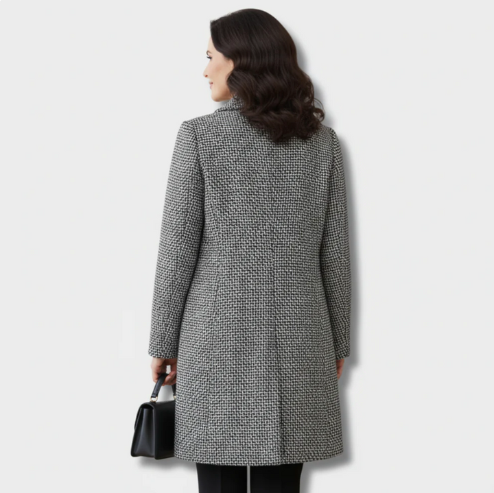 Liv - Langer Stoffmantel