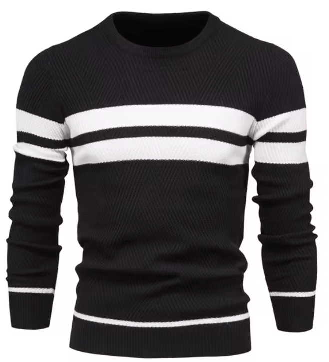 Gerhard - Pullover mit Fischgrätmuster