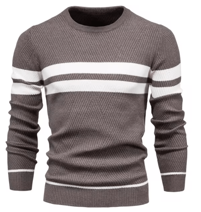 Gerhard - Pullover mit Fischgrätmuster