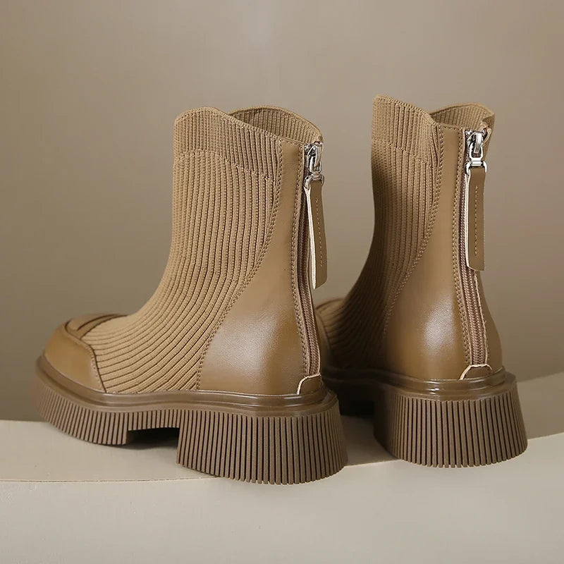 Selina - Stiefeletten mit Blockabsatz