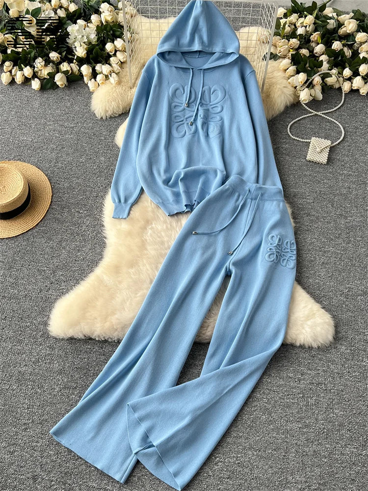 Lenja - Strickset mit weiter Hose