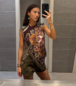 Astrid - Quasten-Top