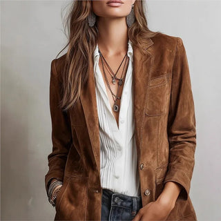 Andrea - Wildlederjacke