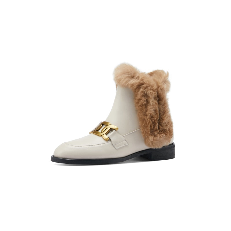 Kerstin - Slipper mit Fell