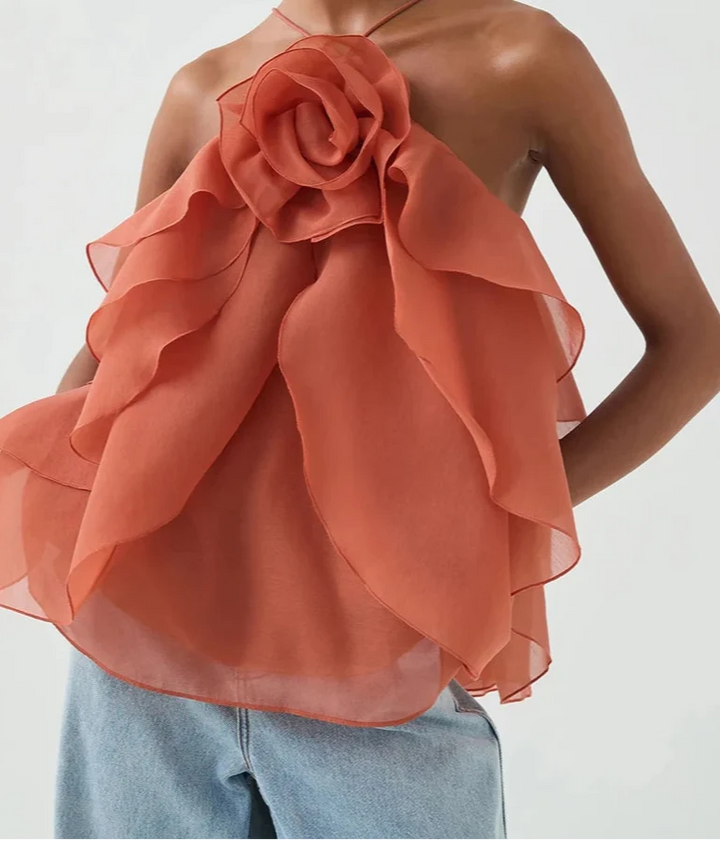Toni - Mesh-Bluse