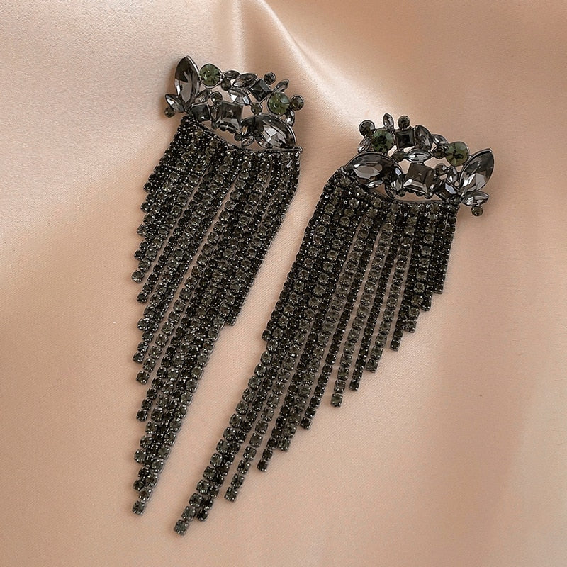 Ute - Strass-Ohrringe