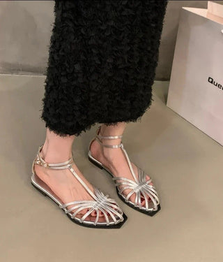 Sarah - Flache Sandalen