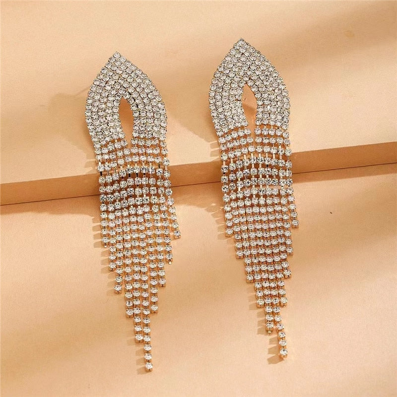 Ute - Strass-Ohrringe