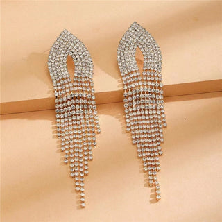 Ute - Strass-Ohrringe