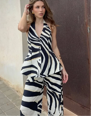 Selma - Baumwollset mit weiter Hose