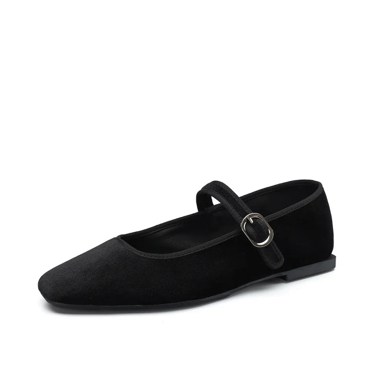 Marianne - Samt-Ballerinas