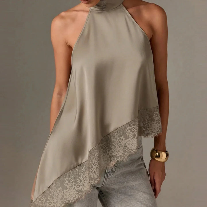 Liesel - Satin-Spitzen-Top