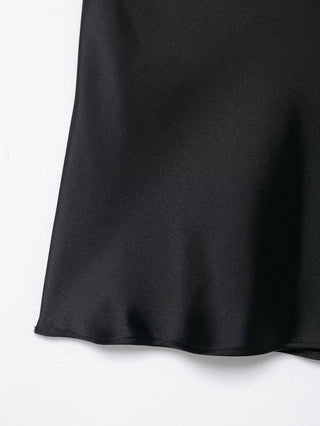 Zoe - Satin-Spitzen-Top
