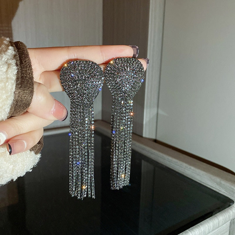 Ute - Strass-Ohrringe