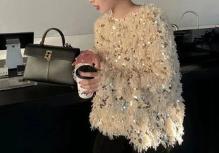 Irene - Glitzer-Pullover
