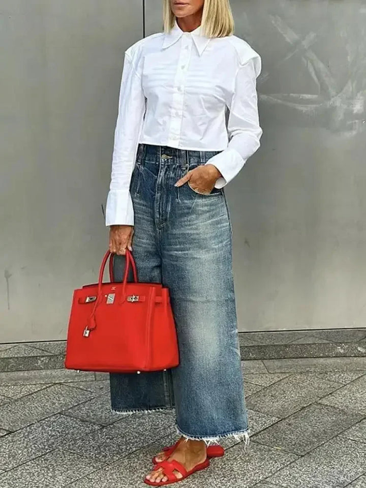 Sabine - Wide Leg Jeans