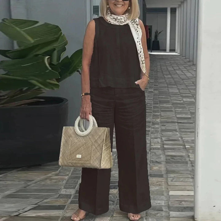 Nina - Leinenset mit weiter Hose