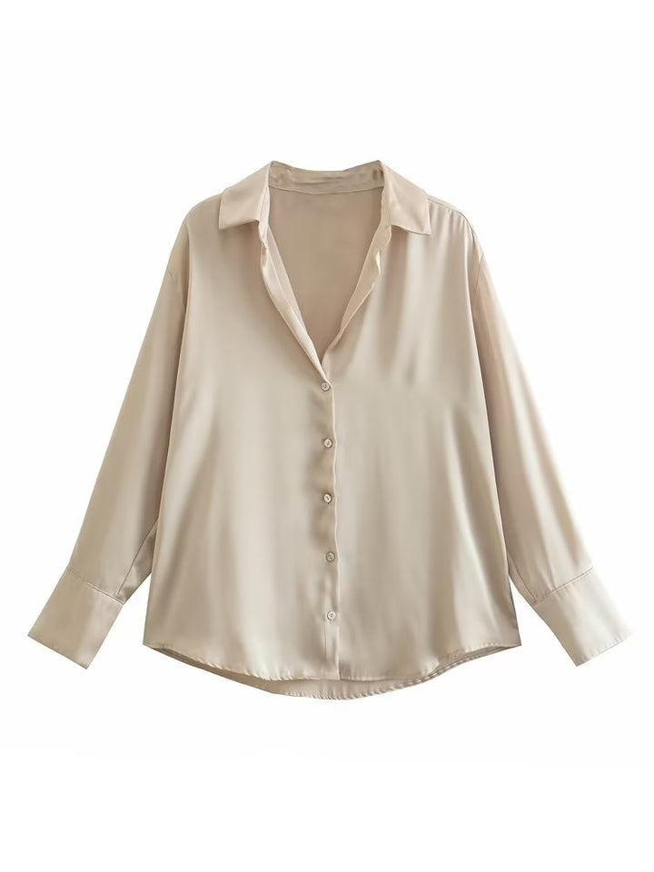 Bettina - Satinbluse