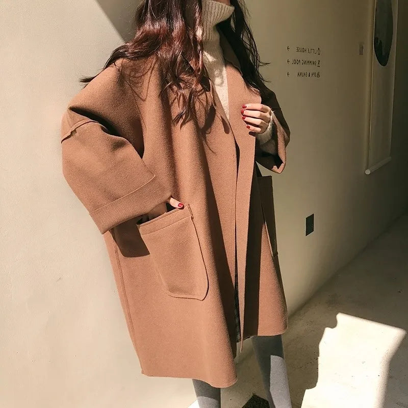 Valerie - Oversized Wollmantel