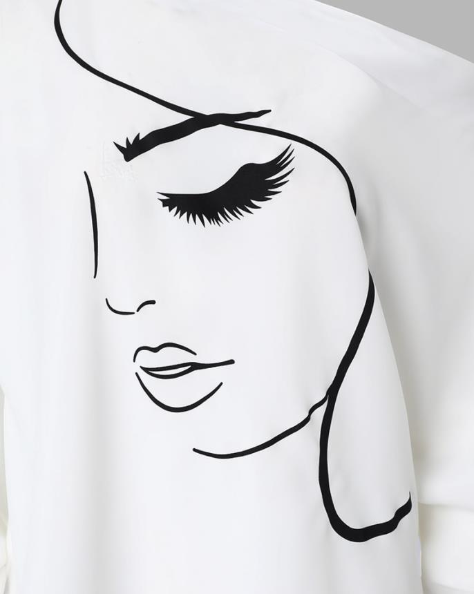 Bianca - Print-Bluse