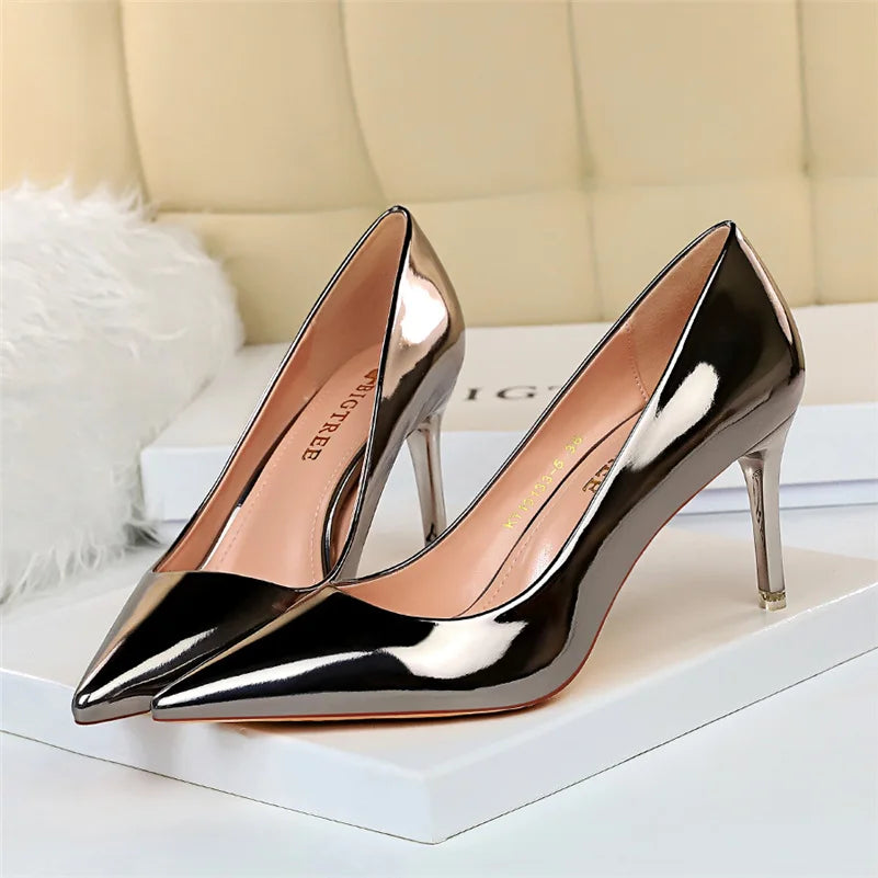 Natalie - Glitzer-Pumps