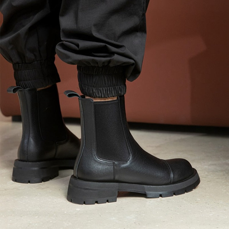Tanja - Lederstiefeletten
