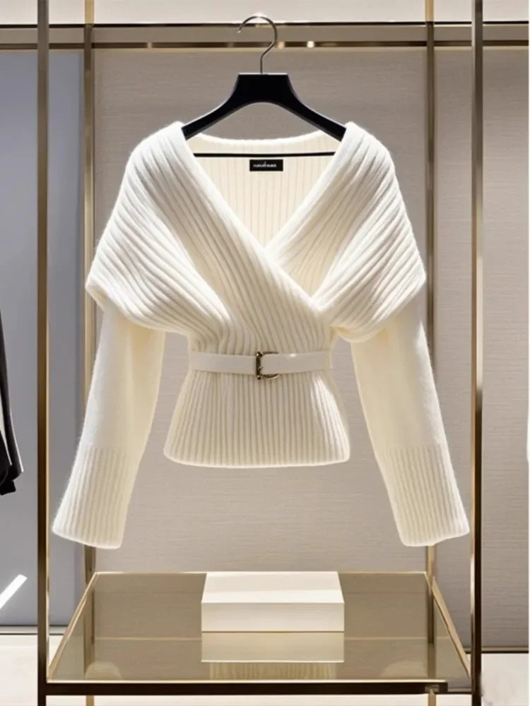 Laura - V-Ausschnitt-Pullover