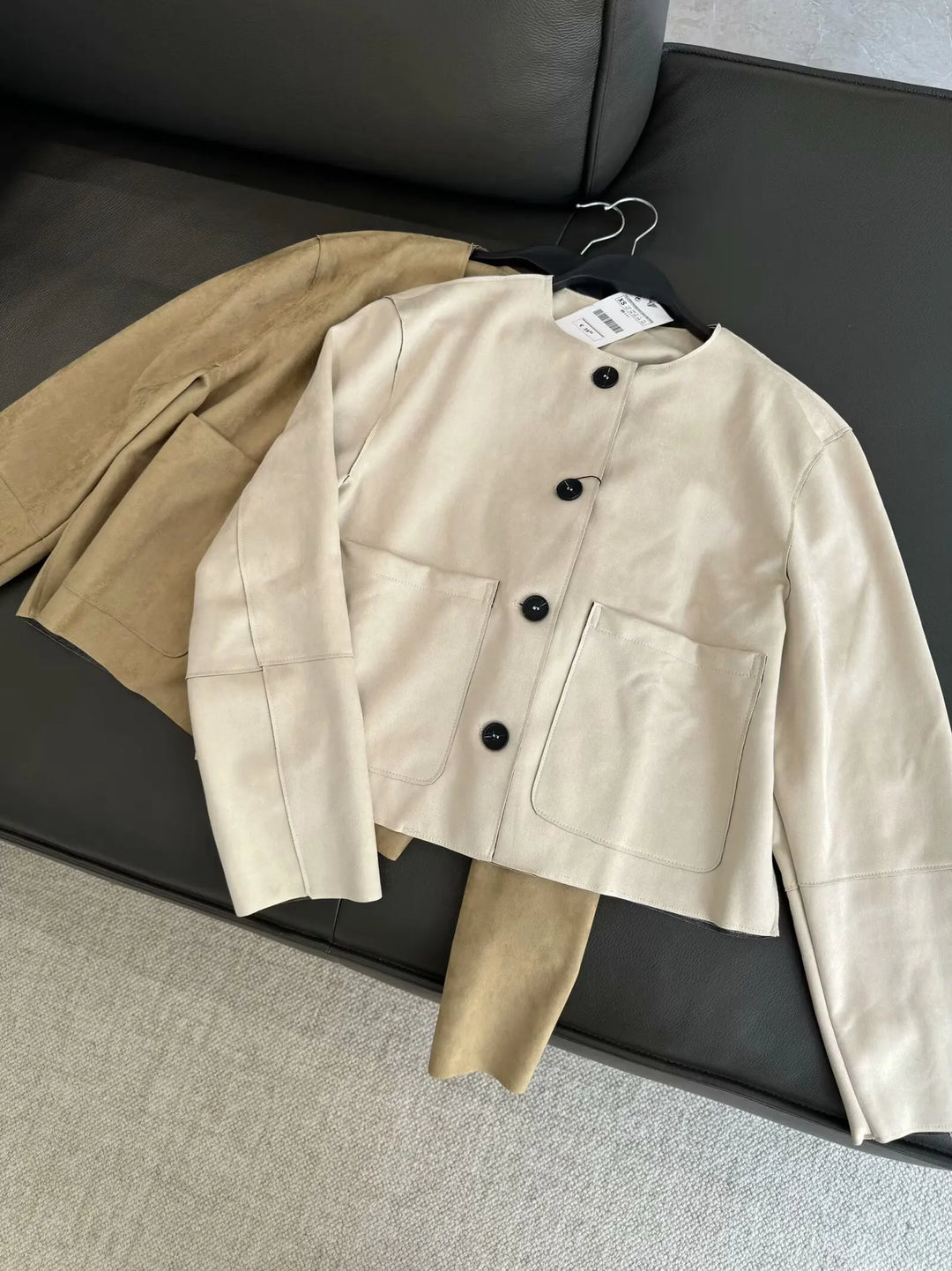 Silja - Jacke in Wildlederoptik