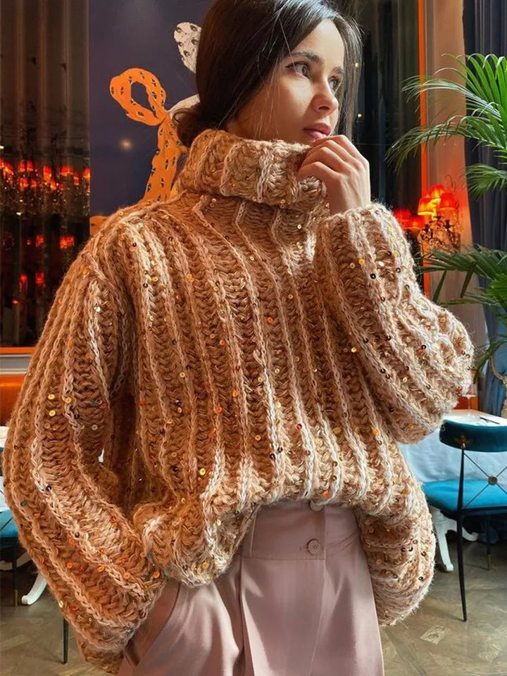 Rieke - Paillettenpullover