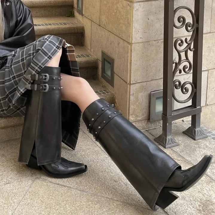 Doris - Kniehohe Stiefel