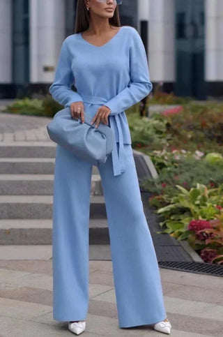Sophie - Strickset mit weiter Hose
