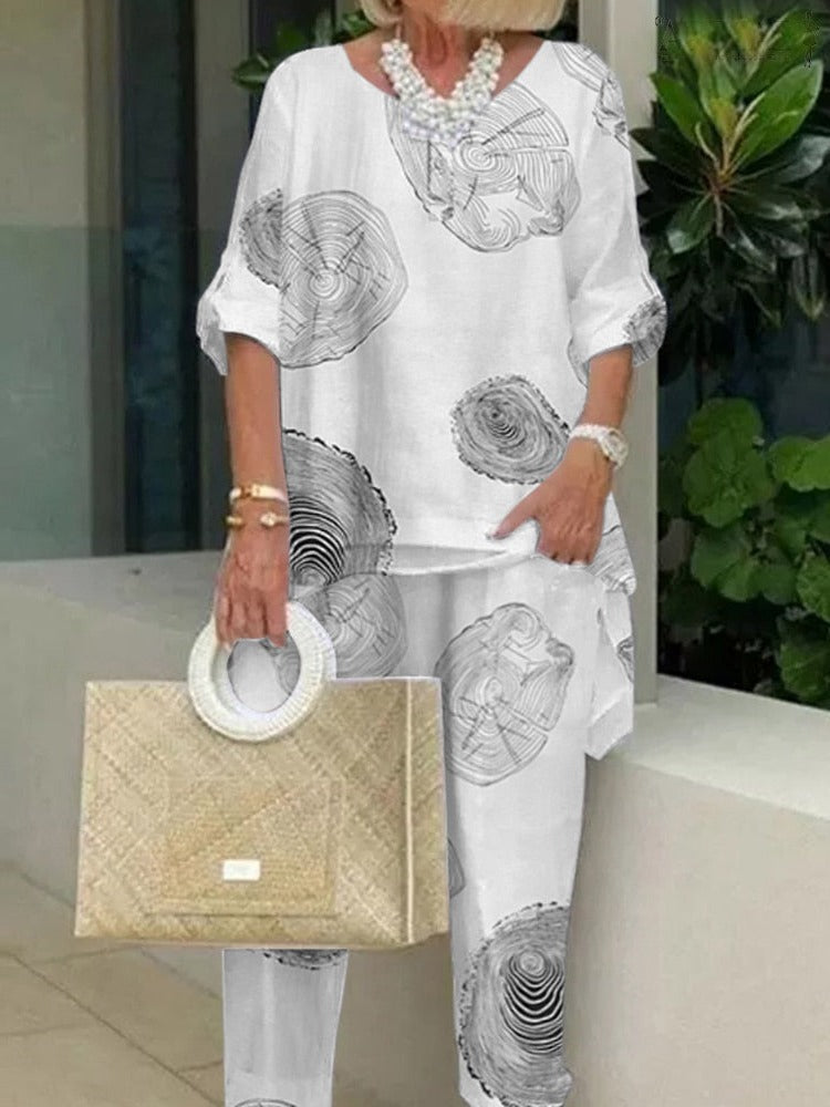 Diana - Baumwollset mit weiter Hose