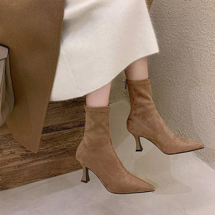 Nadja - Stiefel in Wildlederoptik