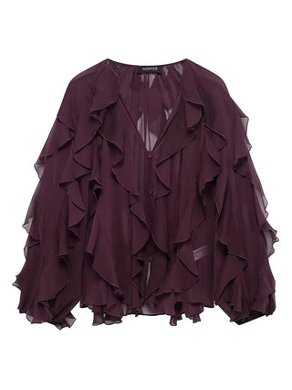 Hilde - Chiffonbluse