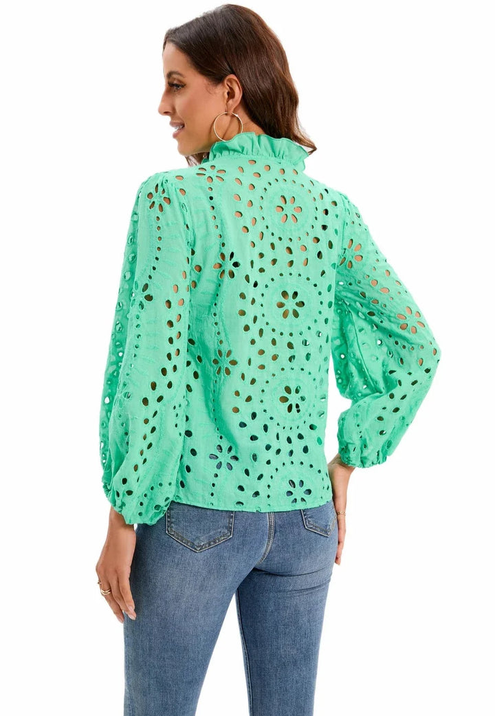 Barbara - Bestickte Bluse