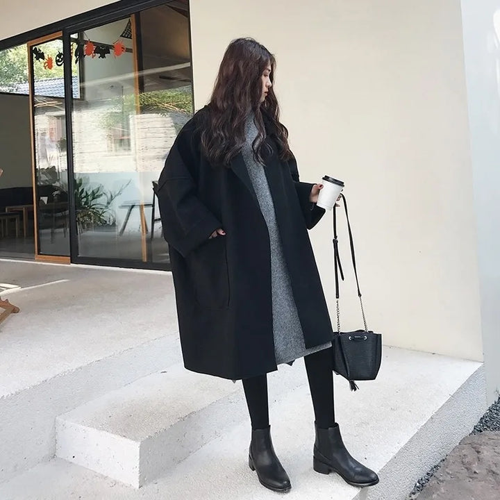 Valerie - Oversized Wollmantel