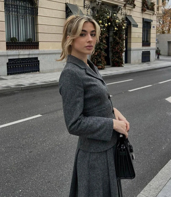 Marie - Baumwollset mit Hemdbluse