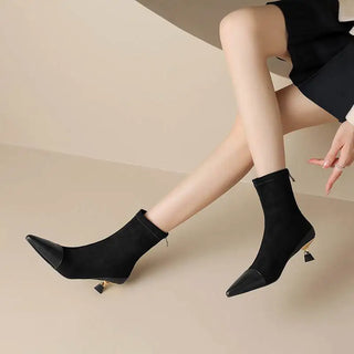 Ruth - Gefütterte Lederstiefel