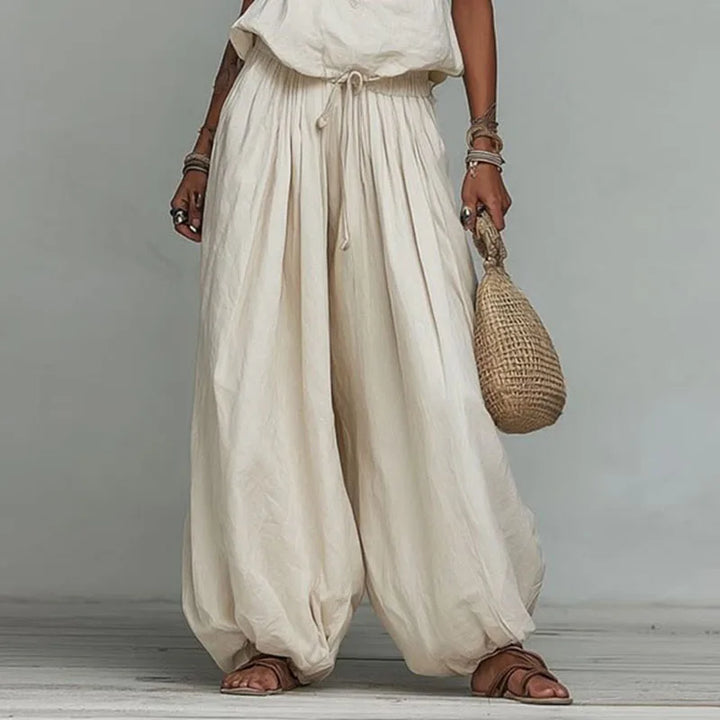 Antonia - Baumwollset mit weiter Hose