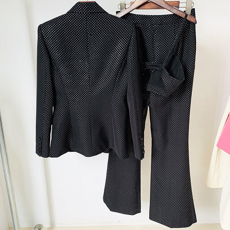 Alma - Glitzer-Blazer-Set