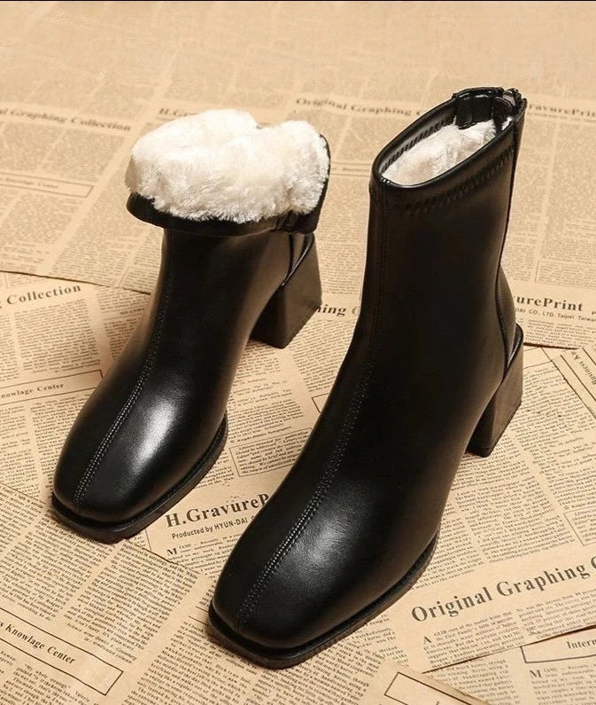 Yvonne - Stiefeletten mit eckiger Spitze