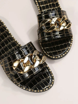 Tina - Sandalen in Lederoptik