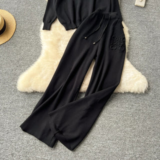 Lenja - Strickset mit weiter Hose