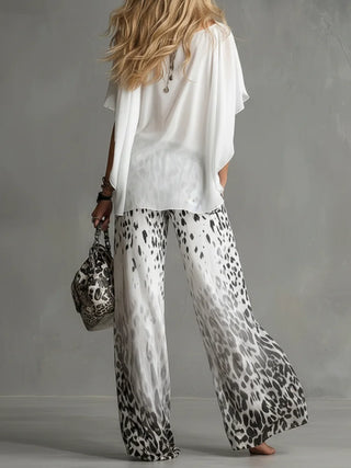 Leonie - Chiffon-Set mit weiter Hose