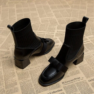 Bettina - Stiefeletten mit Schleife