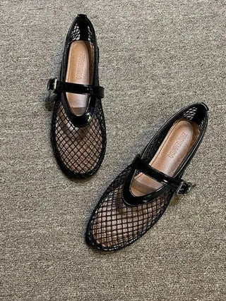 Gudrun - Ballerinas mit Mesh