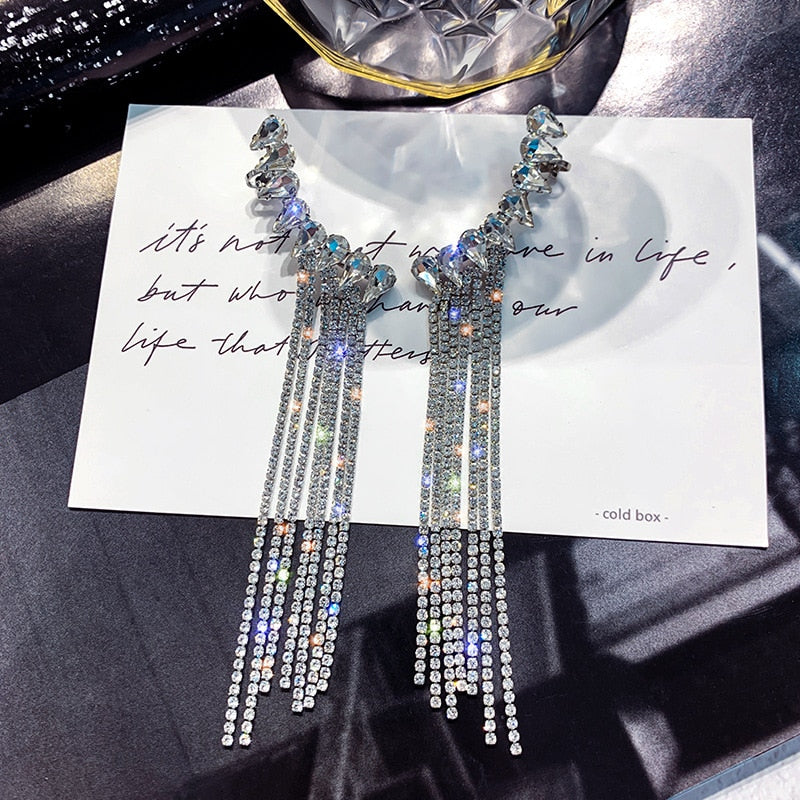 Ute - Strass-Ohrringe